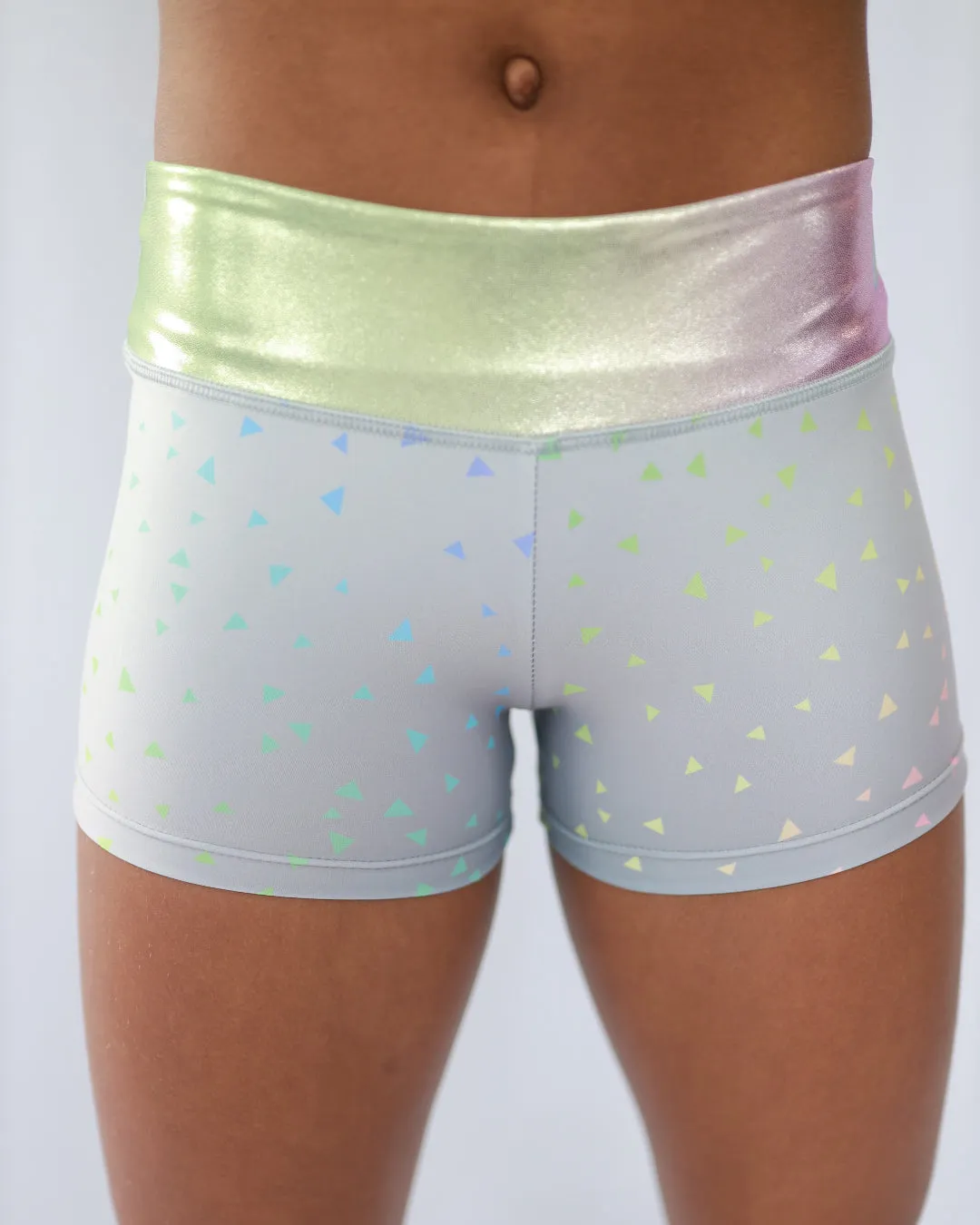 Aluminum Fierce Active Shorts