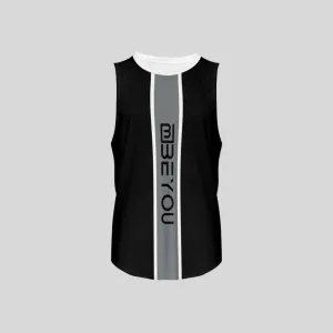 Be-Sporty Men’s Black Recycled Tank Top