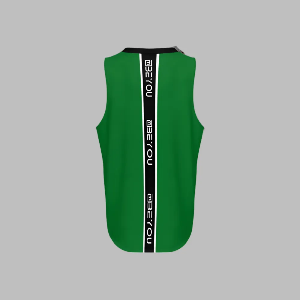Be-Sporty Men's Recycled Hunter Green Tank Top