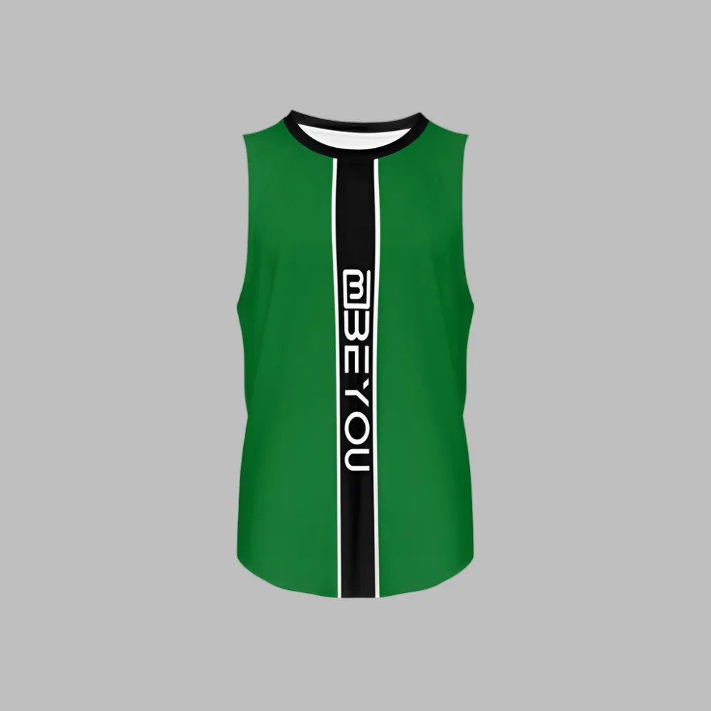 Be-Sporty Men's Recycled Hunter Green Tank Top