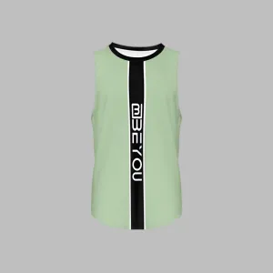 Be-Sporty Men's Recycled Mint Green Tank Top