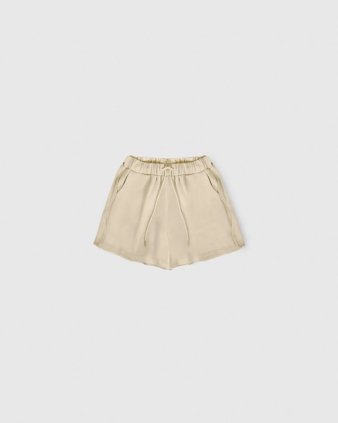 Beige Casual Shorts