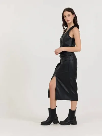 Brittney Leather Vest