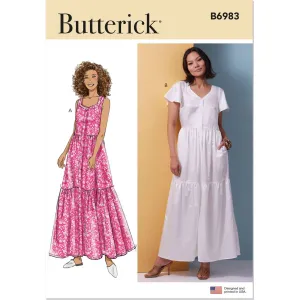 Butterick Pattern B6983 Misses' Dresses