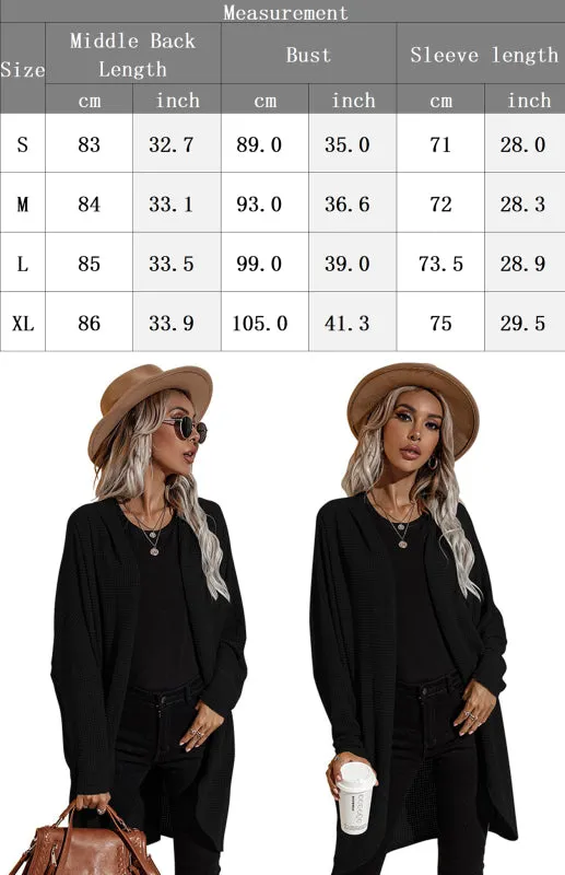 Casual Fashion Ladies Solid Color Cardigan