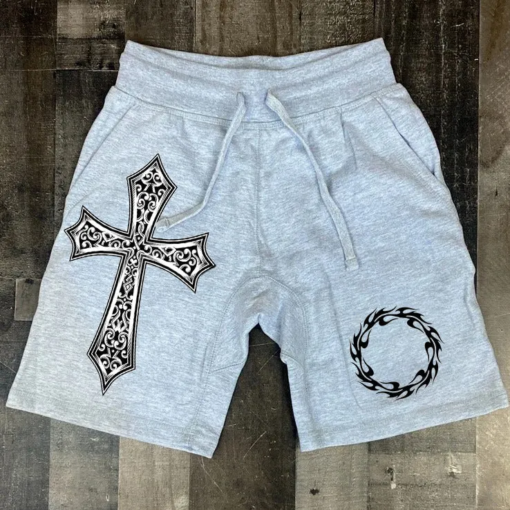 Casual personality printed sports shorts