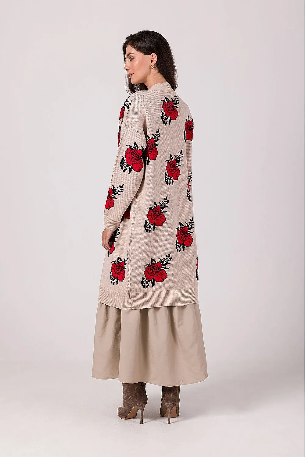 Charming Rose Drape Cardigan