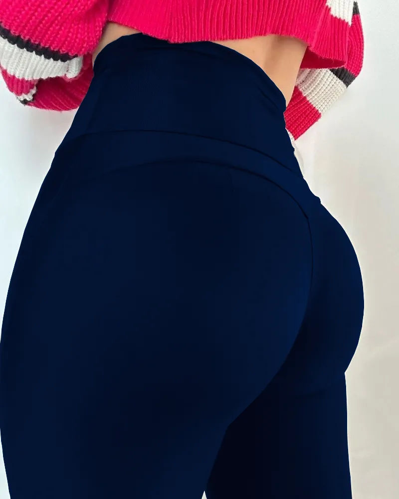 Damen schwarze Leggings