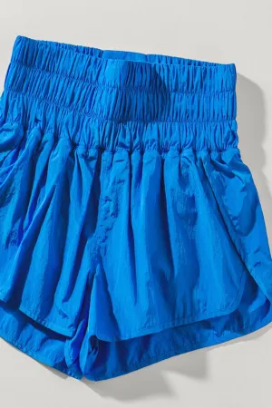 Elastic Quilted Waistband Active Shorts