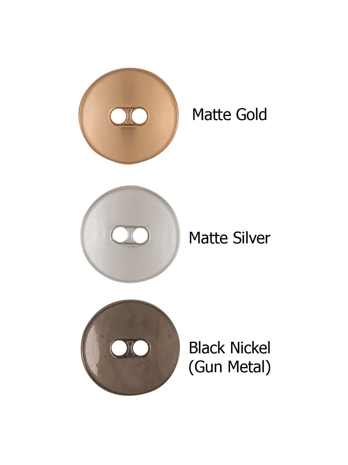 Fashionable Round Shape with Curvy Structure Metal Button