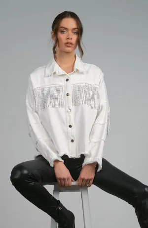Fringe Trim Blouse
