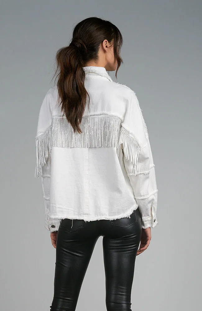 Fringe Trim Blouse