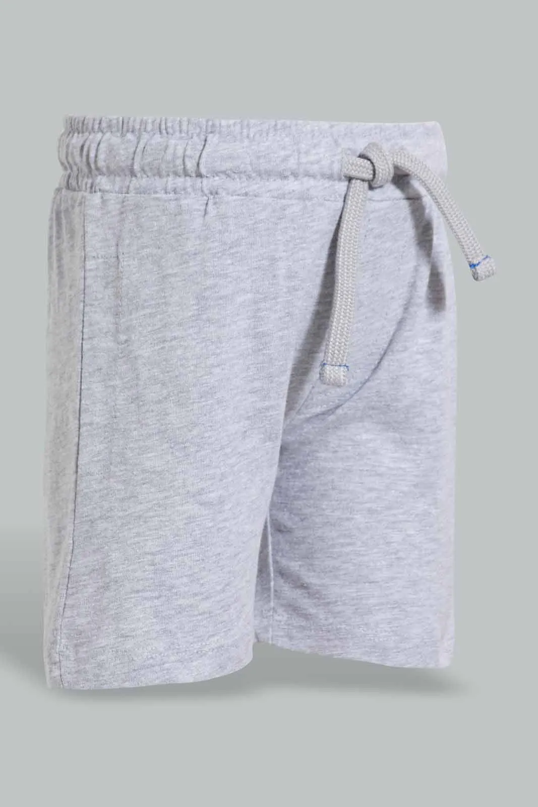 Grey Active Short For Baby Boys