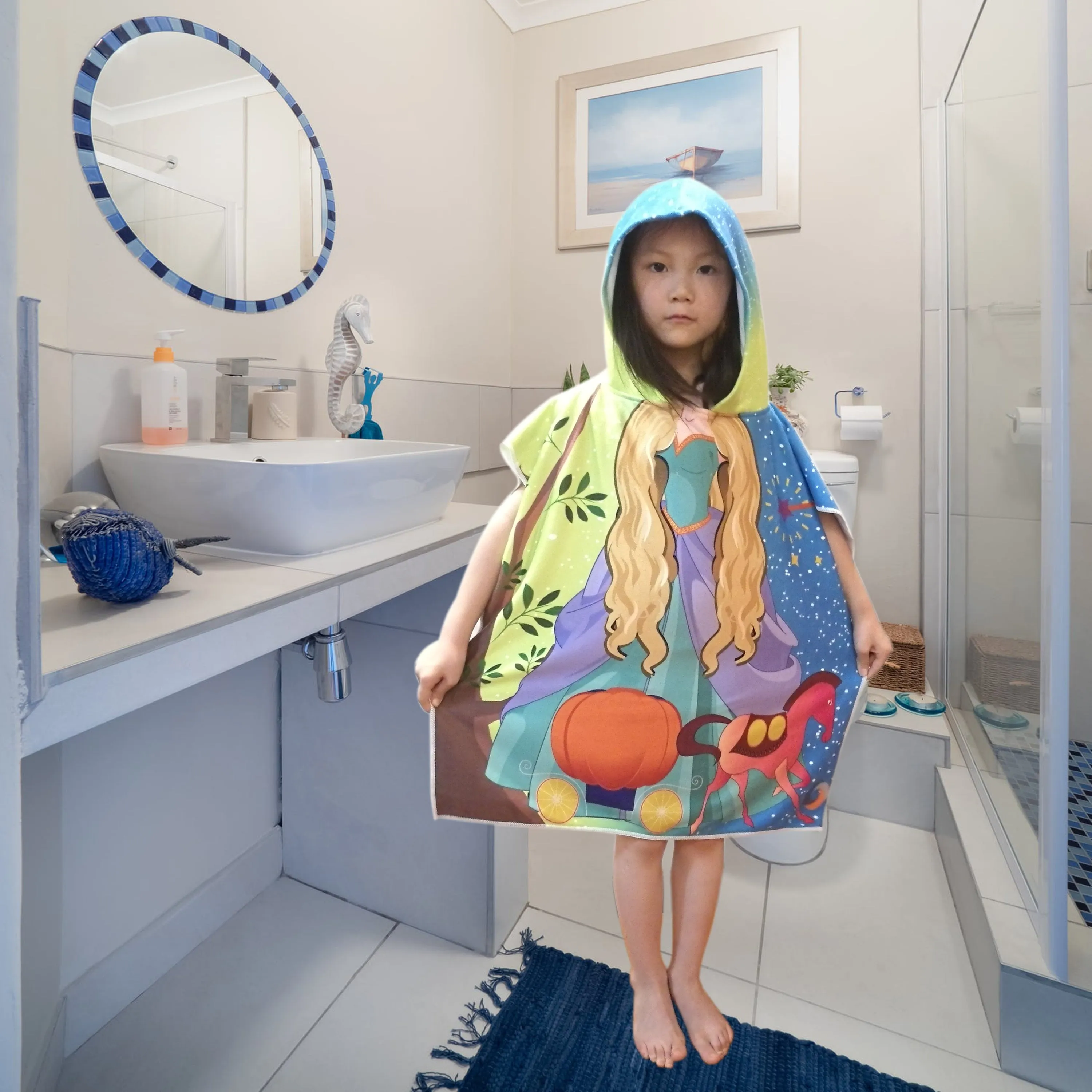 Hooded Towel - CINDERELLA
