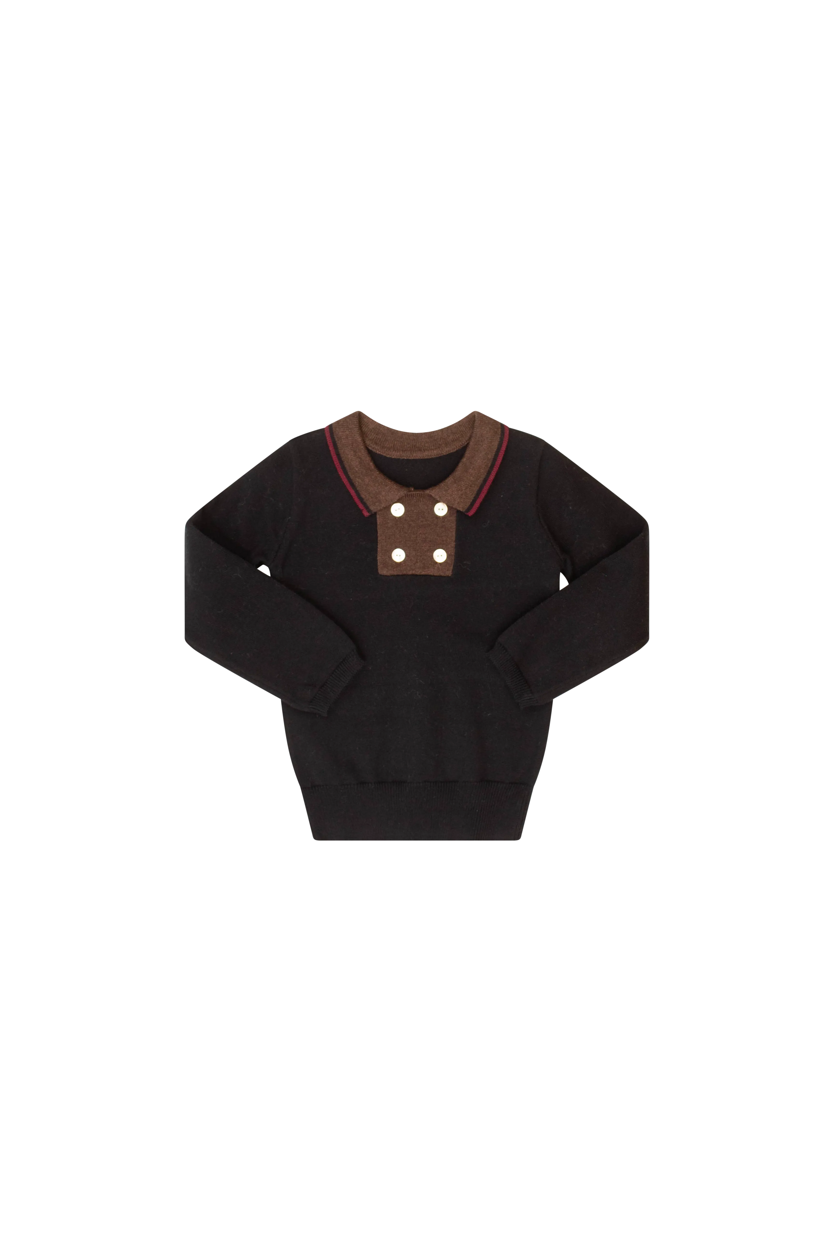 Kipp Black Colorblock Sweater