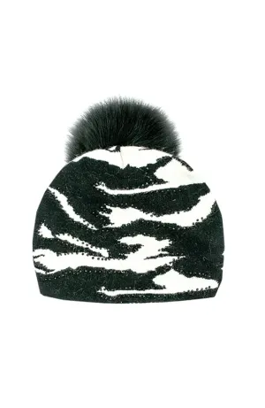 Knit Hat Camo Slouch Fit