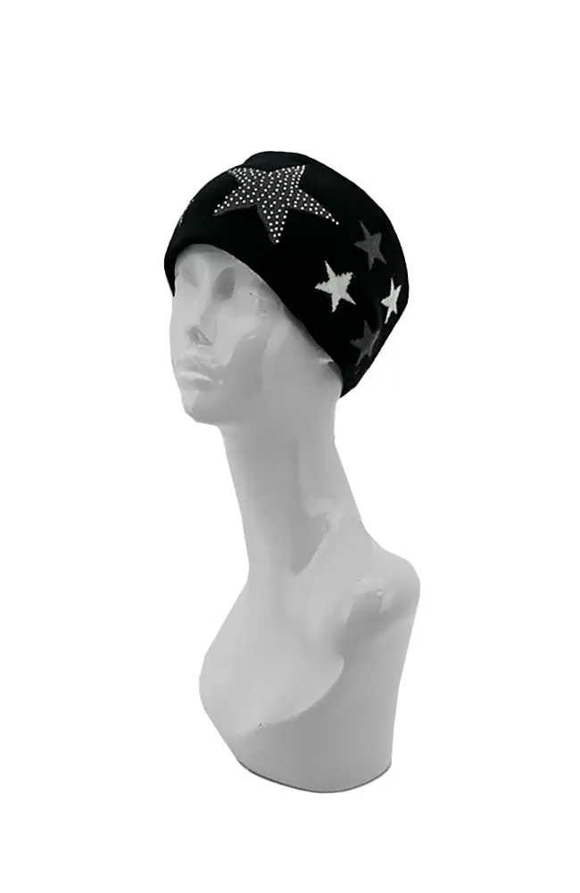 Knit Headband with Stars