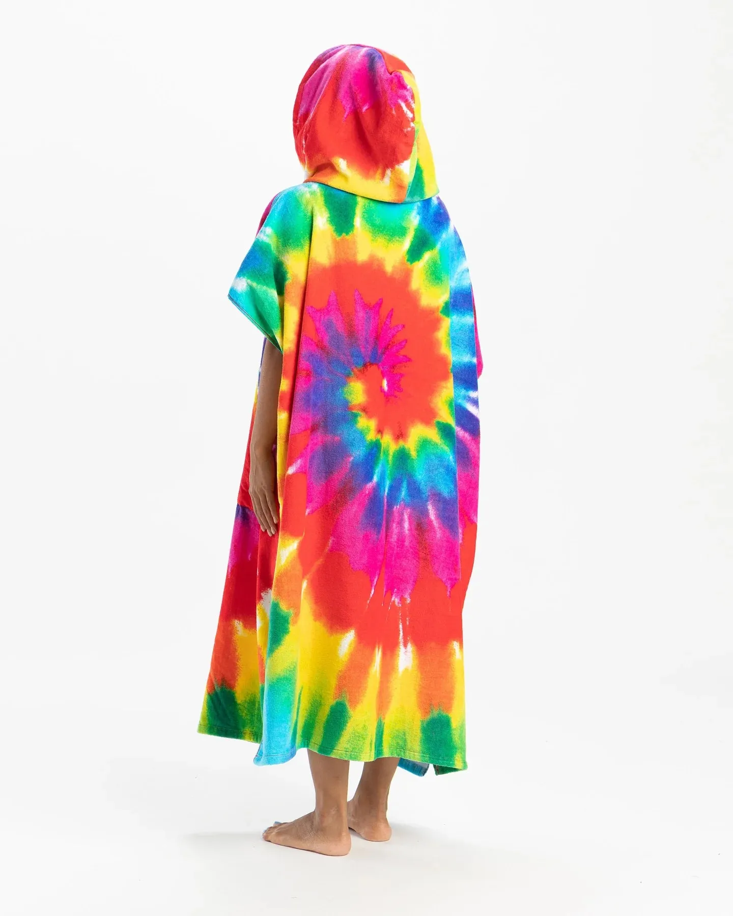 Leus Tie Dye Rainbow Original Eco Poncho
