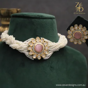 Lightweight Choker Set - Pink