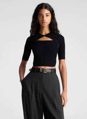 Loma Fine Cotton Knit Top