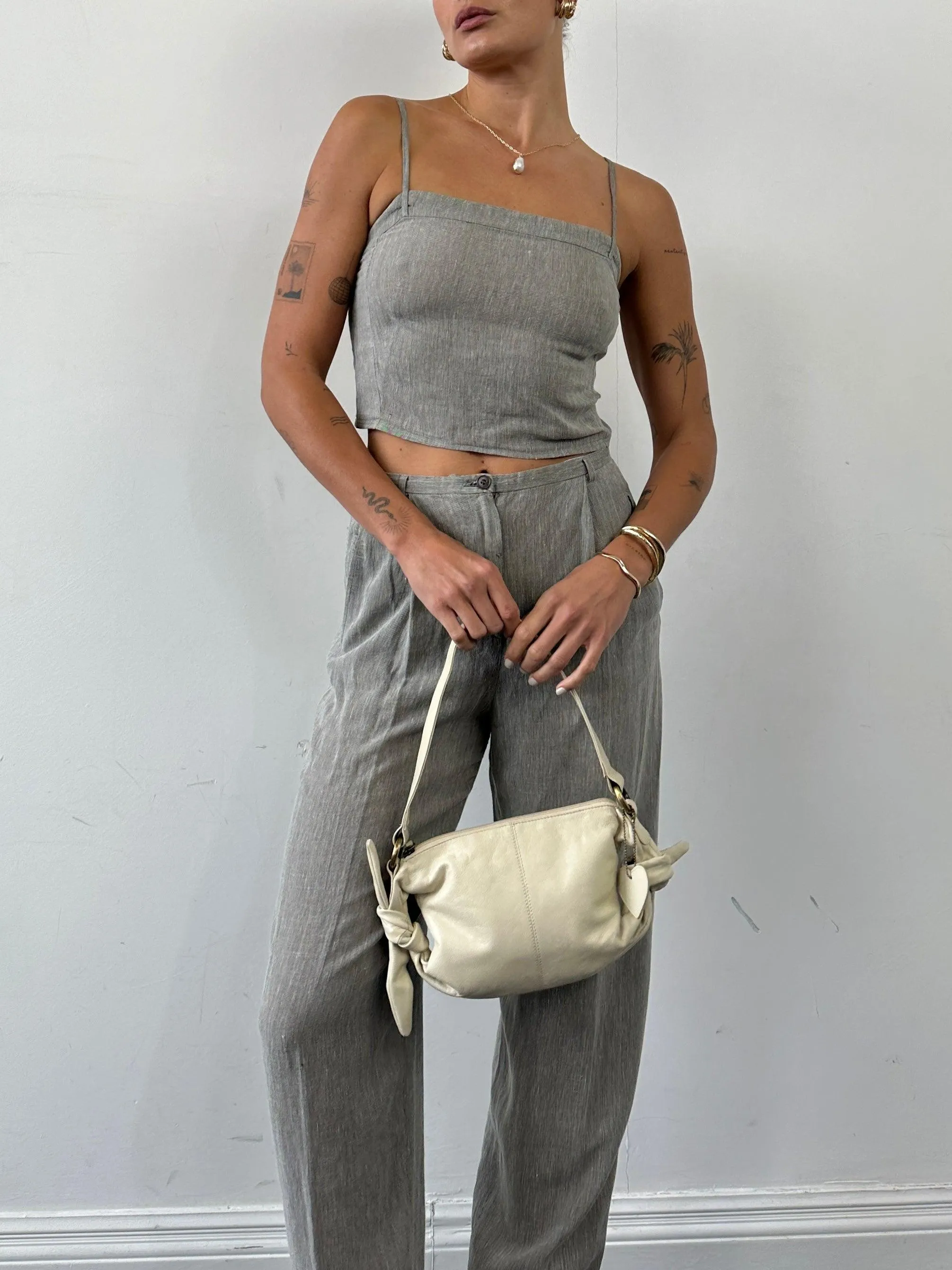 Mani By Armani Linen Two Piece Top & Trouser Co Ord Set - S/W26