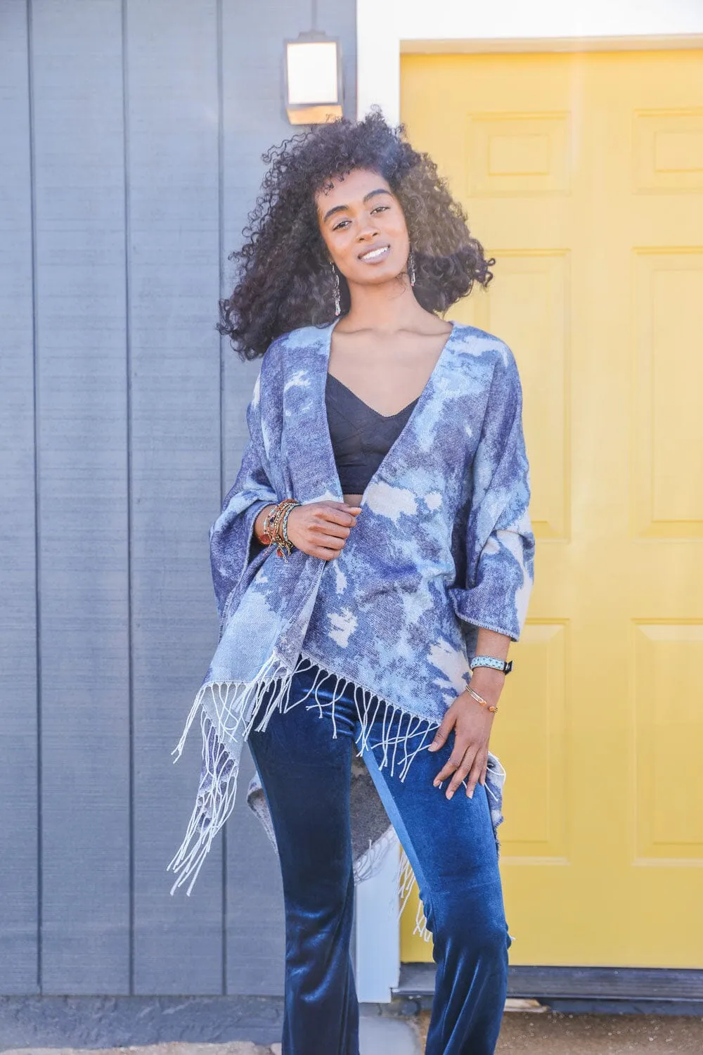 Marble Ruana Wrap