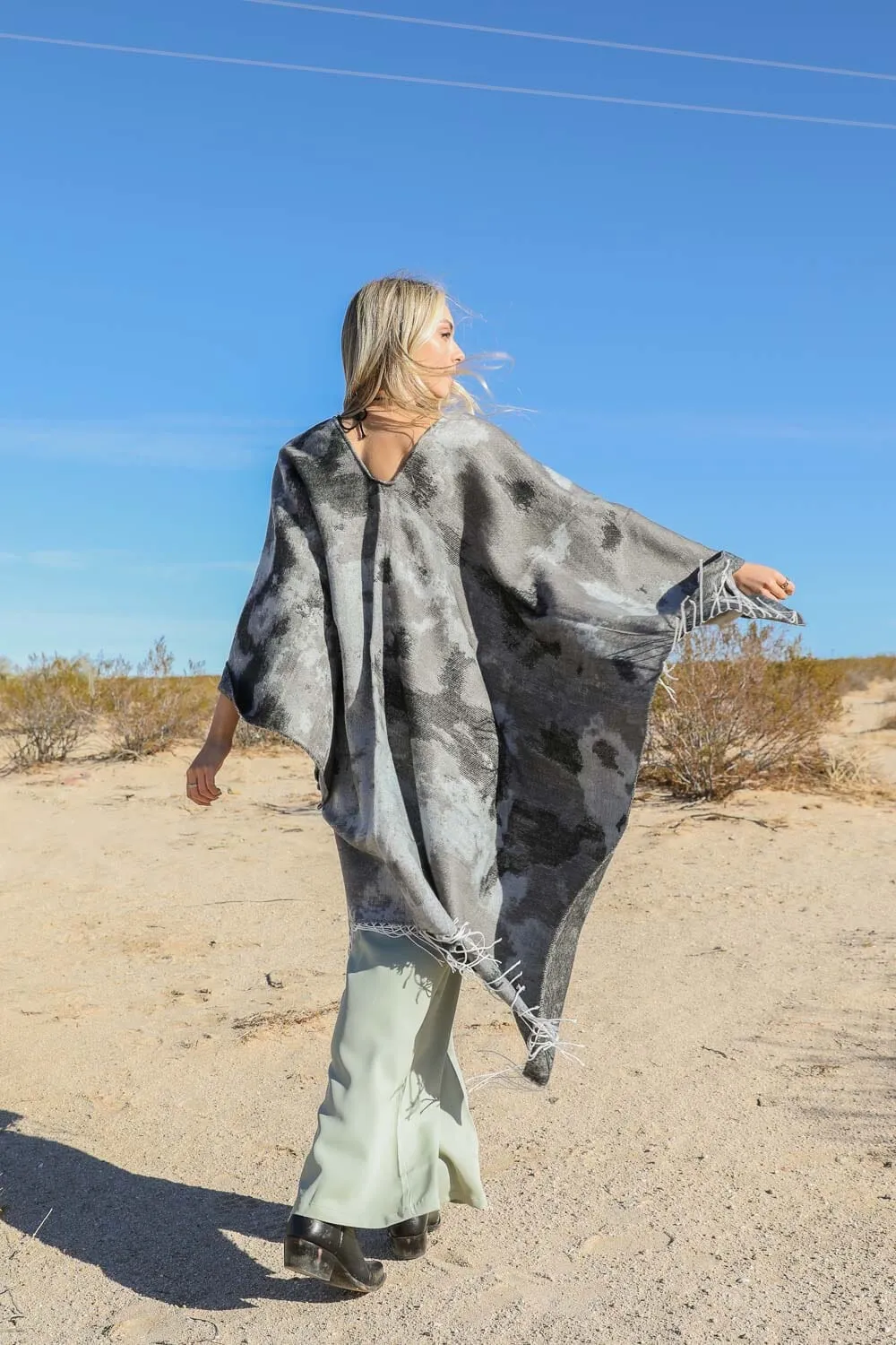Marble Ruana Wrap