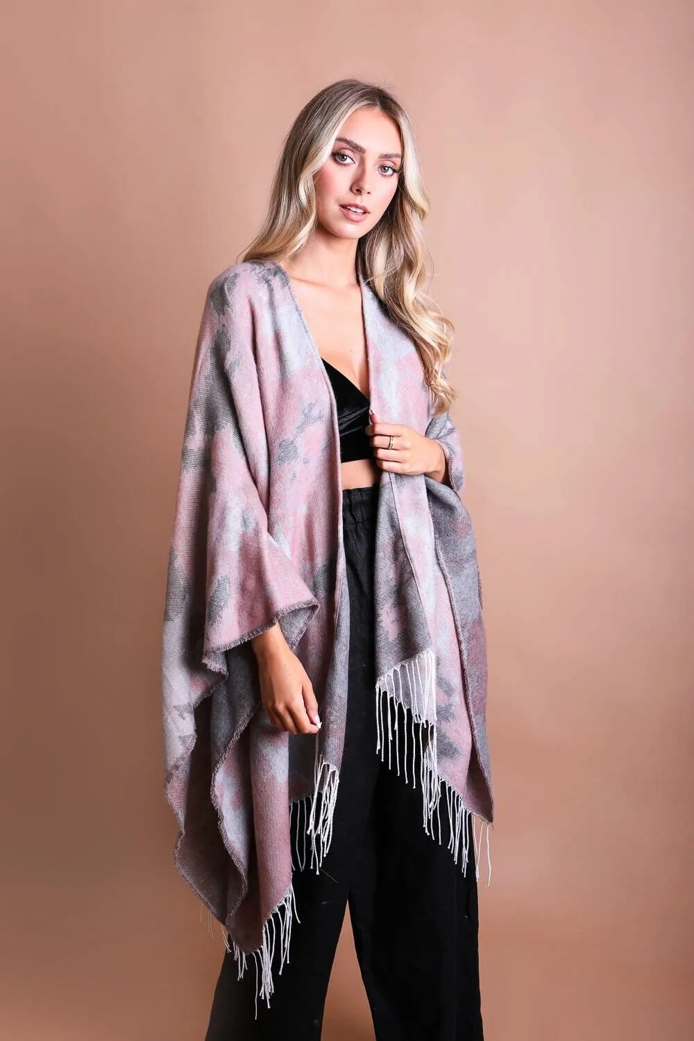 Marble Ruana Wrap