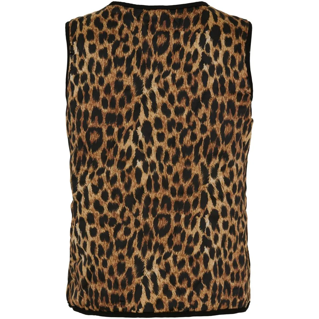 Marta Mona waistcoat Leopard print