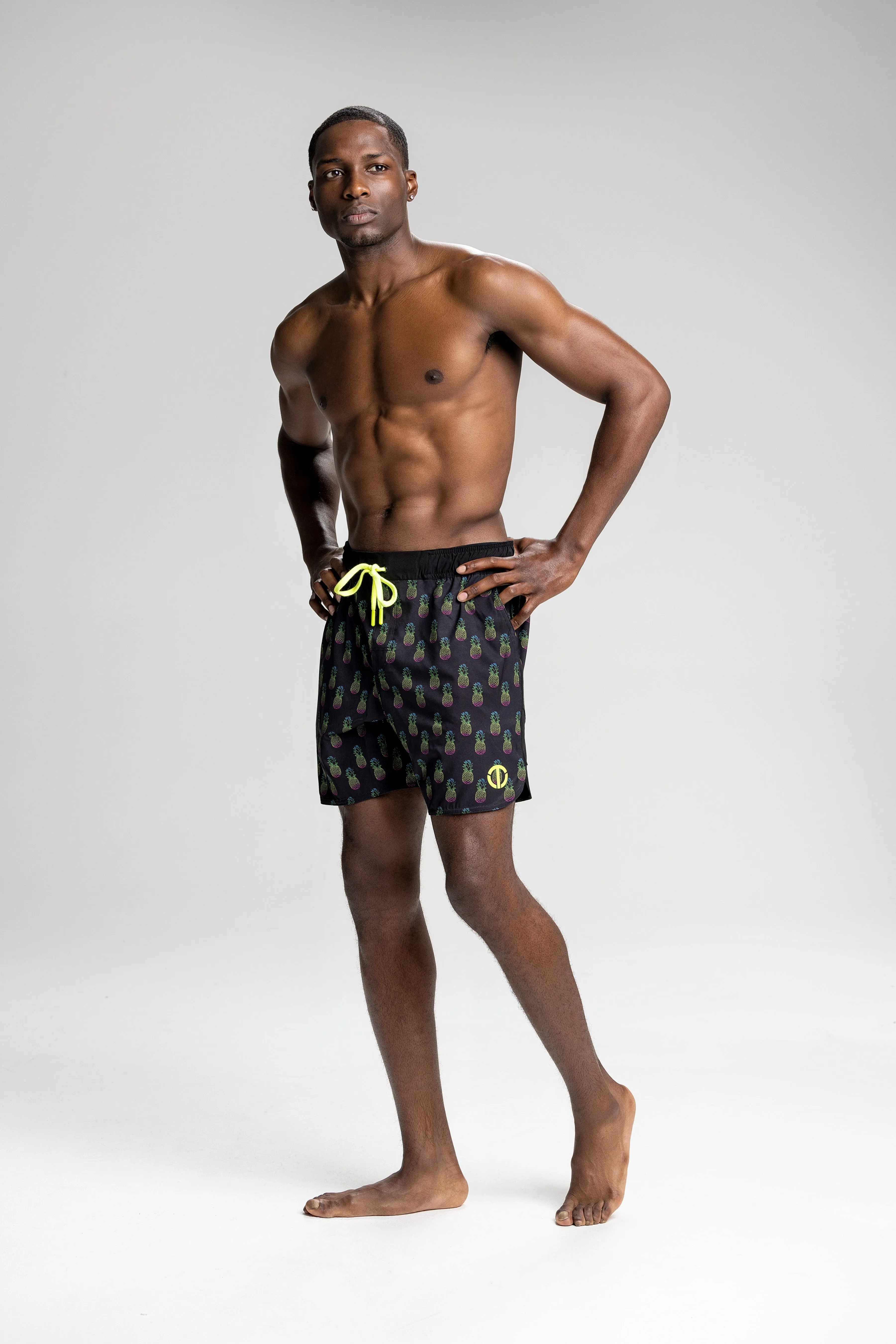 Men's Pineapple Active Shorts