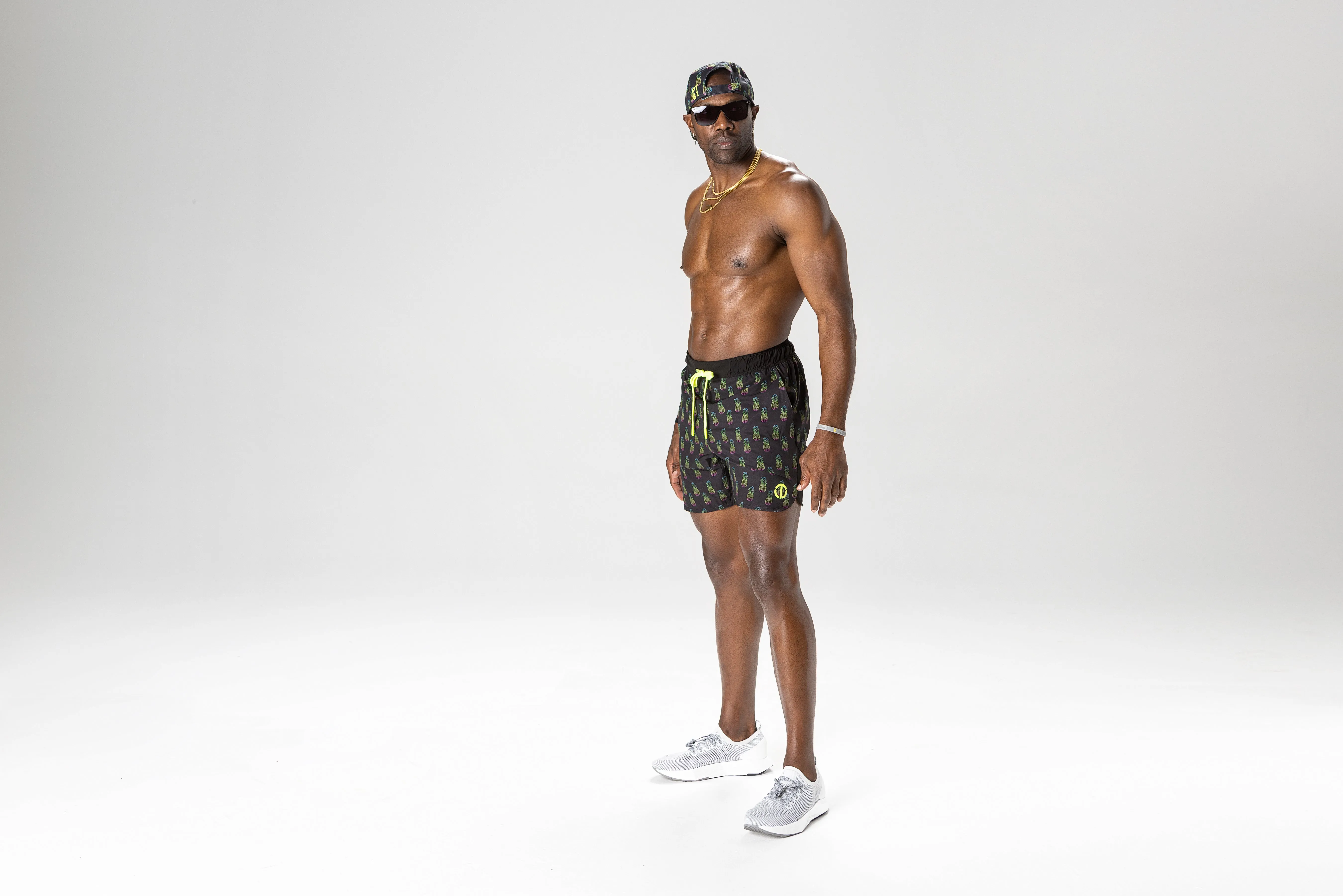 Men's Pineapple Active Shorts