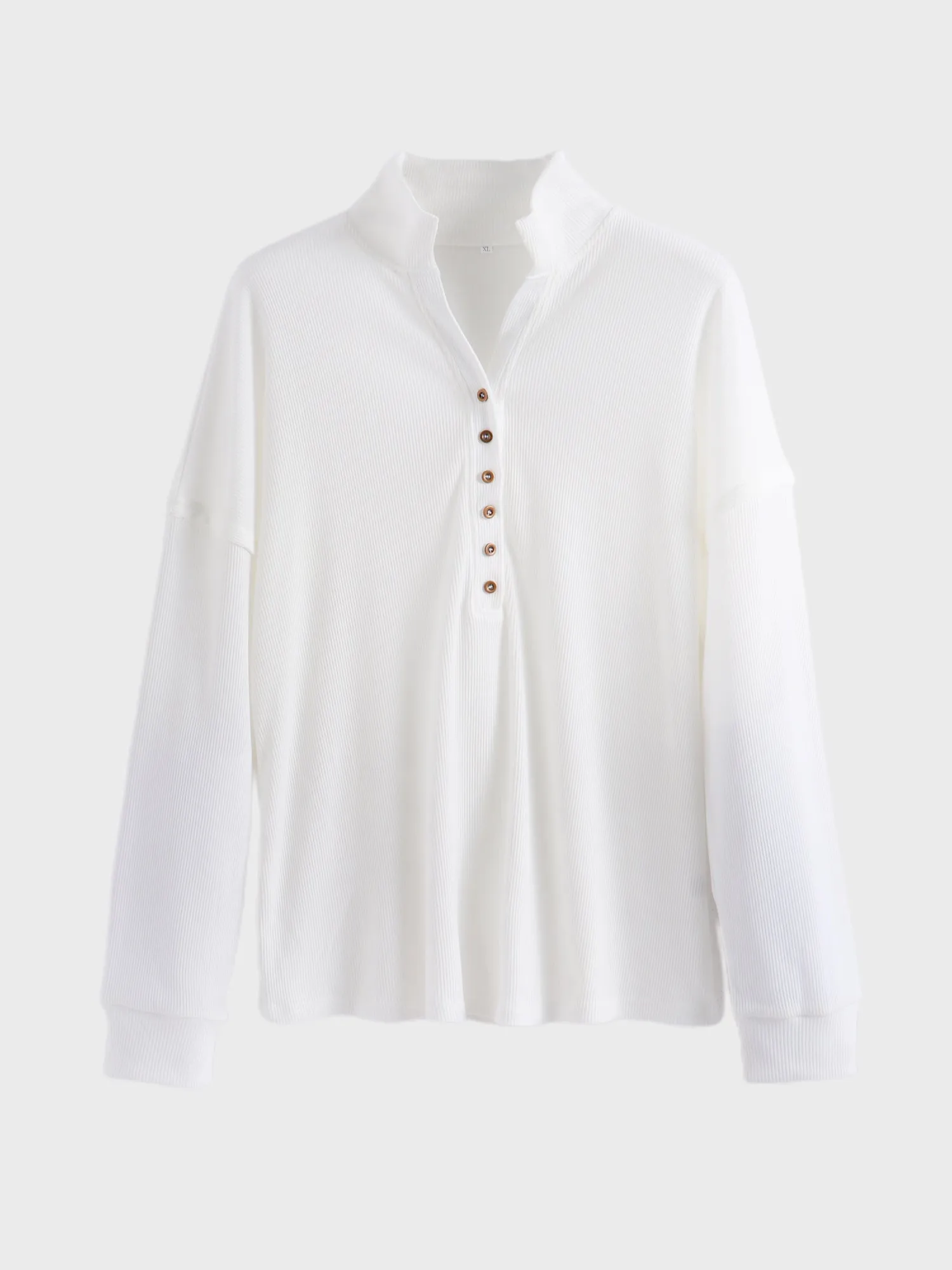 Midsize Flattering Ribbed Lapel Top
