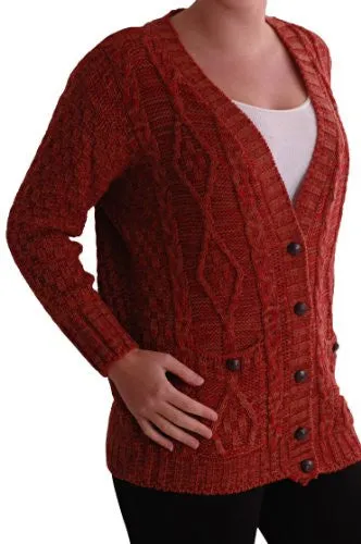 Milla Button Knitted V Neck Cardigan