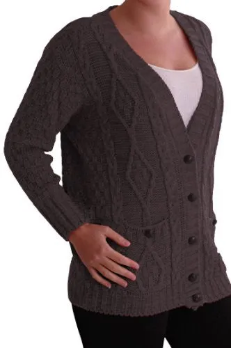 Milla Button Knitted V Neck Cardigan