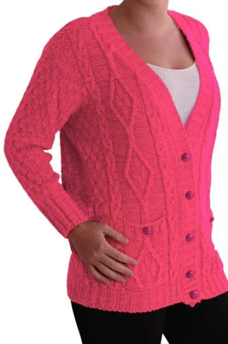 Milla Button Knitted V Neck Cardigan