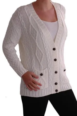 Milla Button Knitted V Neck Cardigan