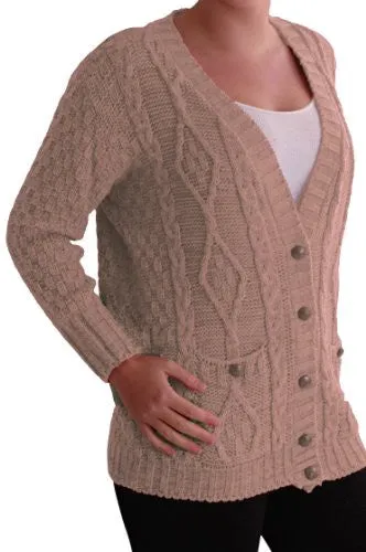 Milla Button Knitted V Neck Cardigan