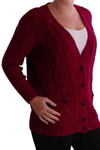 Milla Button Knitted V Neck Cardigan