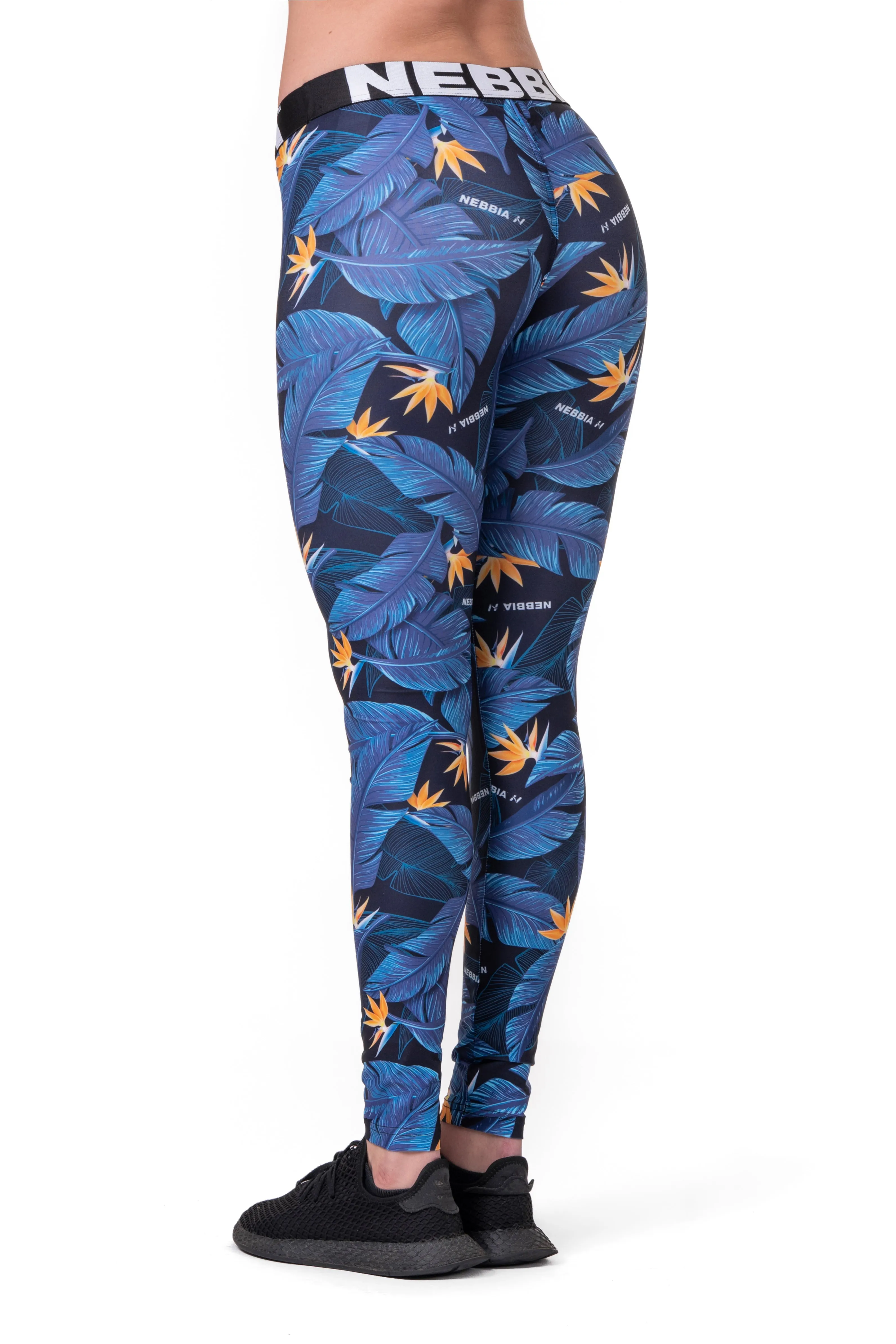 NEBBIA Mid-Waist Ocean Power Leggings 566