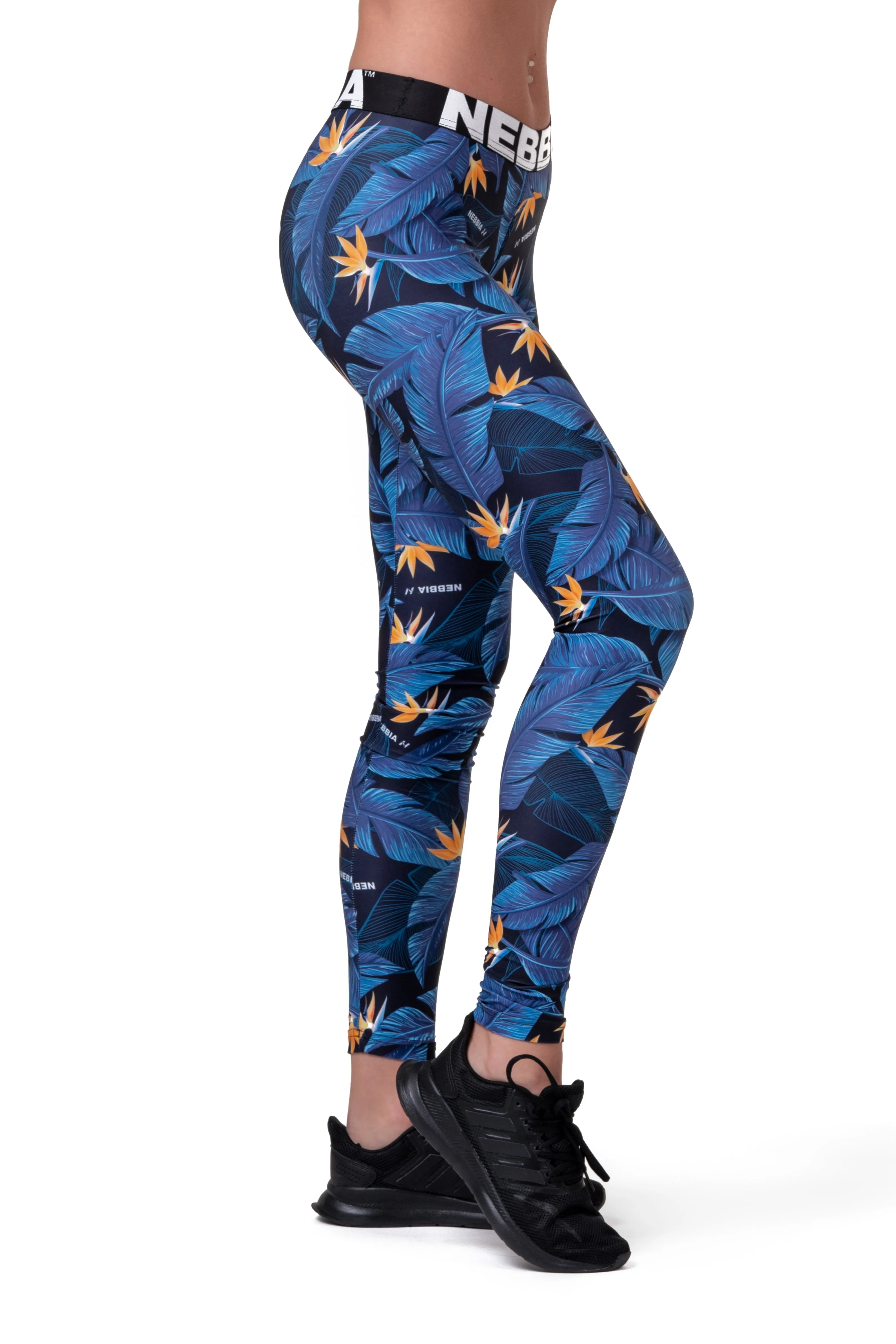 NEBBIA Mid-Waist Ocean Power Leggings 566
