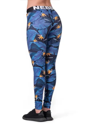 NEBBIA Mid-Waist Ocean Power Leggings 566