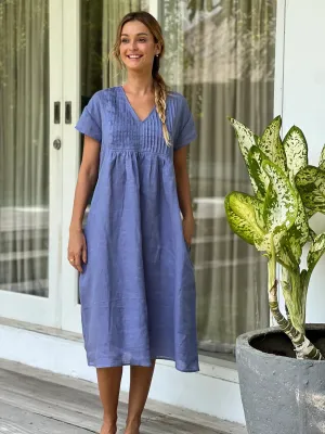 Nellie Dress - Cornflower