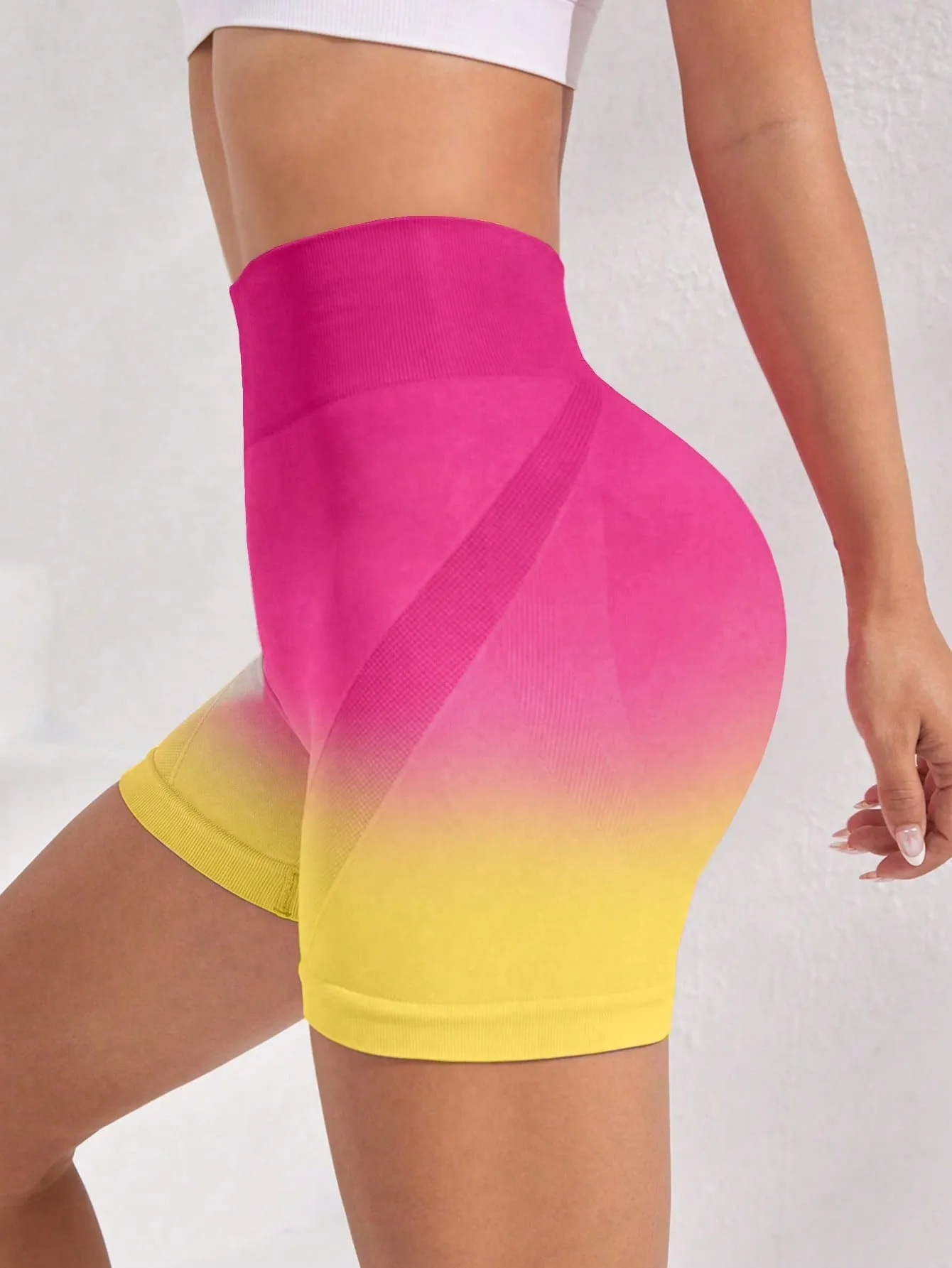 Ombre Wideband Waist Active Shorts SS24
