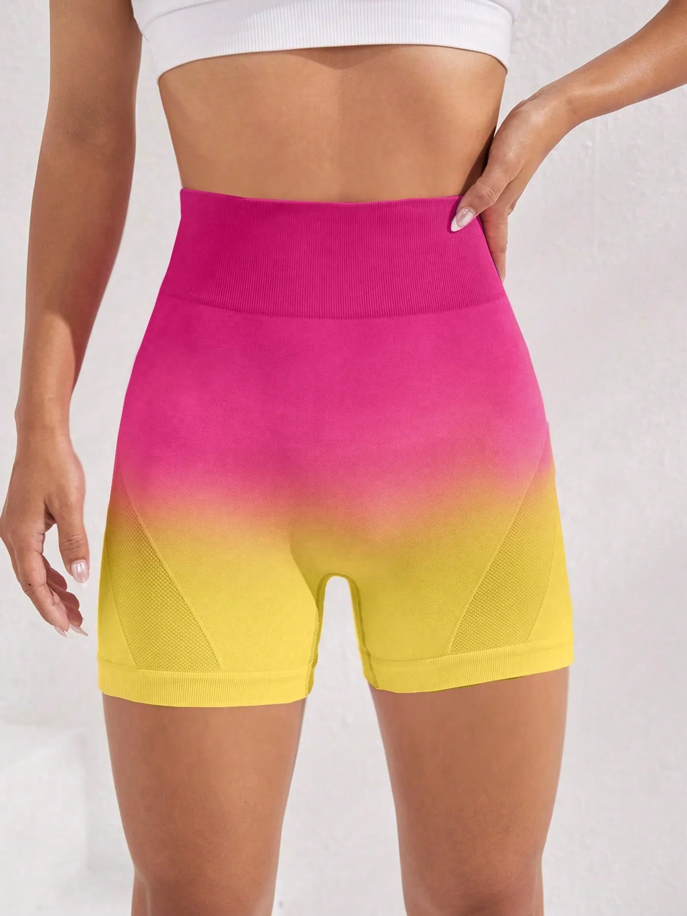 Ombre Wideband Waist Active Shorts SS24
