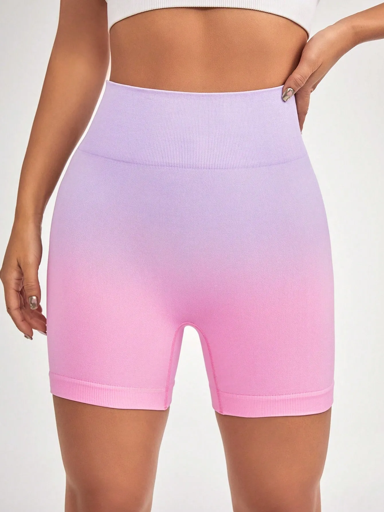 Ombre Wideband Waist Active Shorts SS24