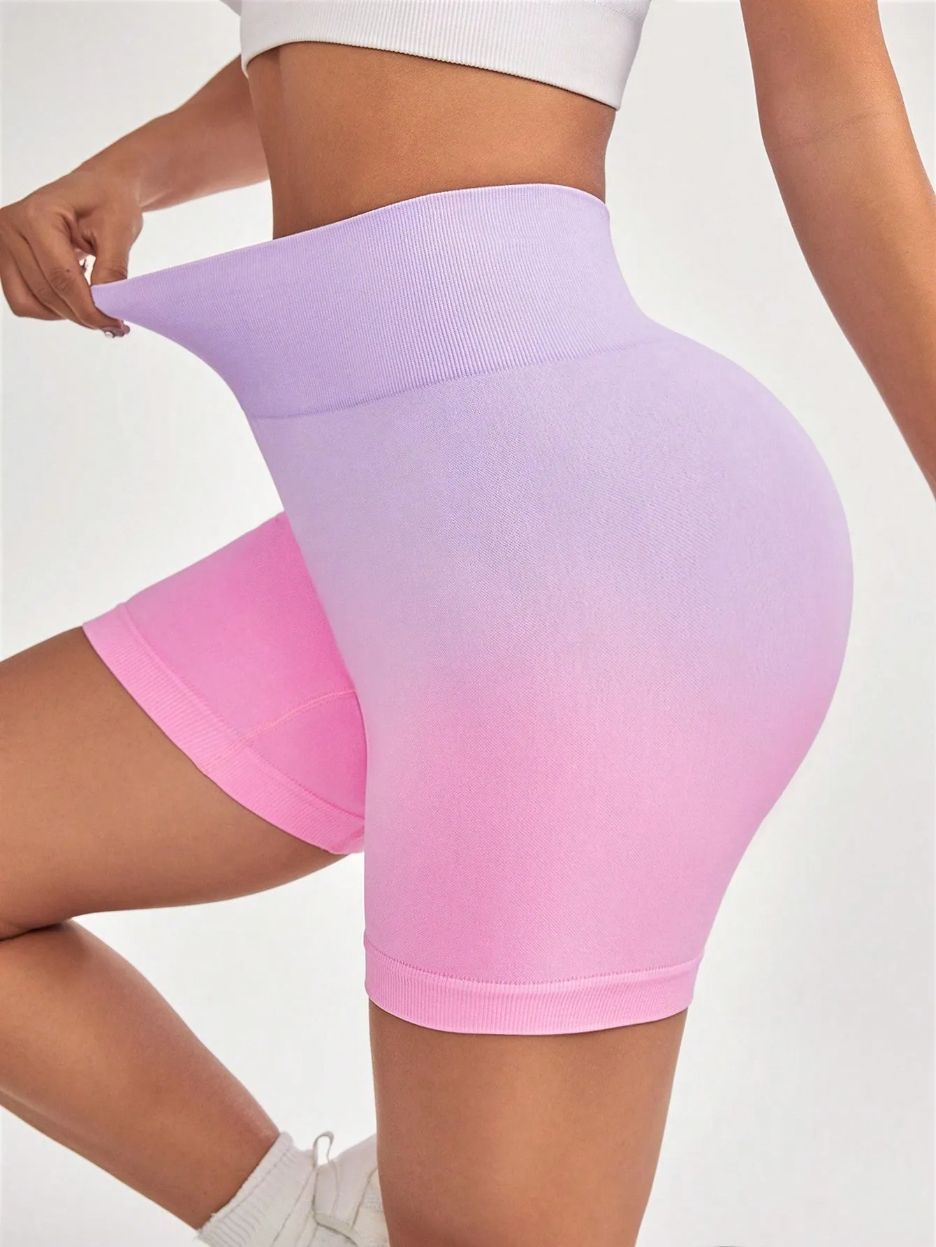 Ombre Wideband Waist Active Shorts SS24