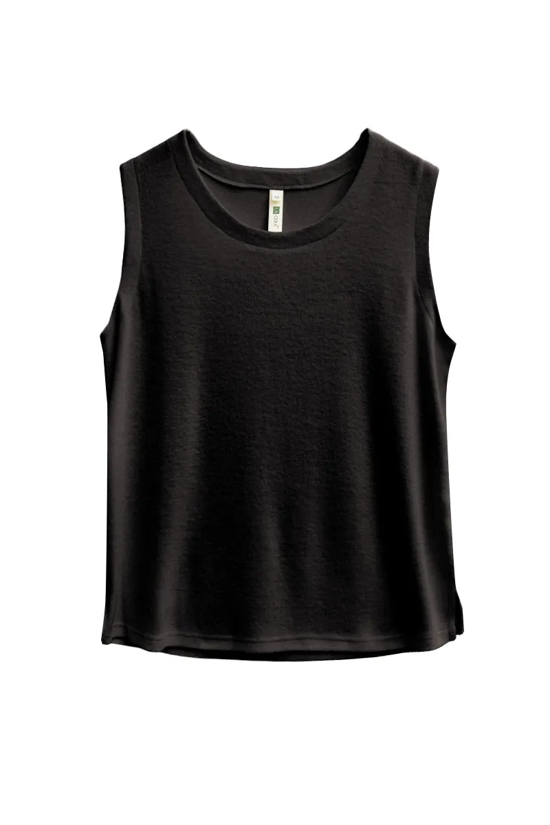 Plus Size Comfort Luxe Collection Cozy Knit Tank Top