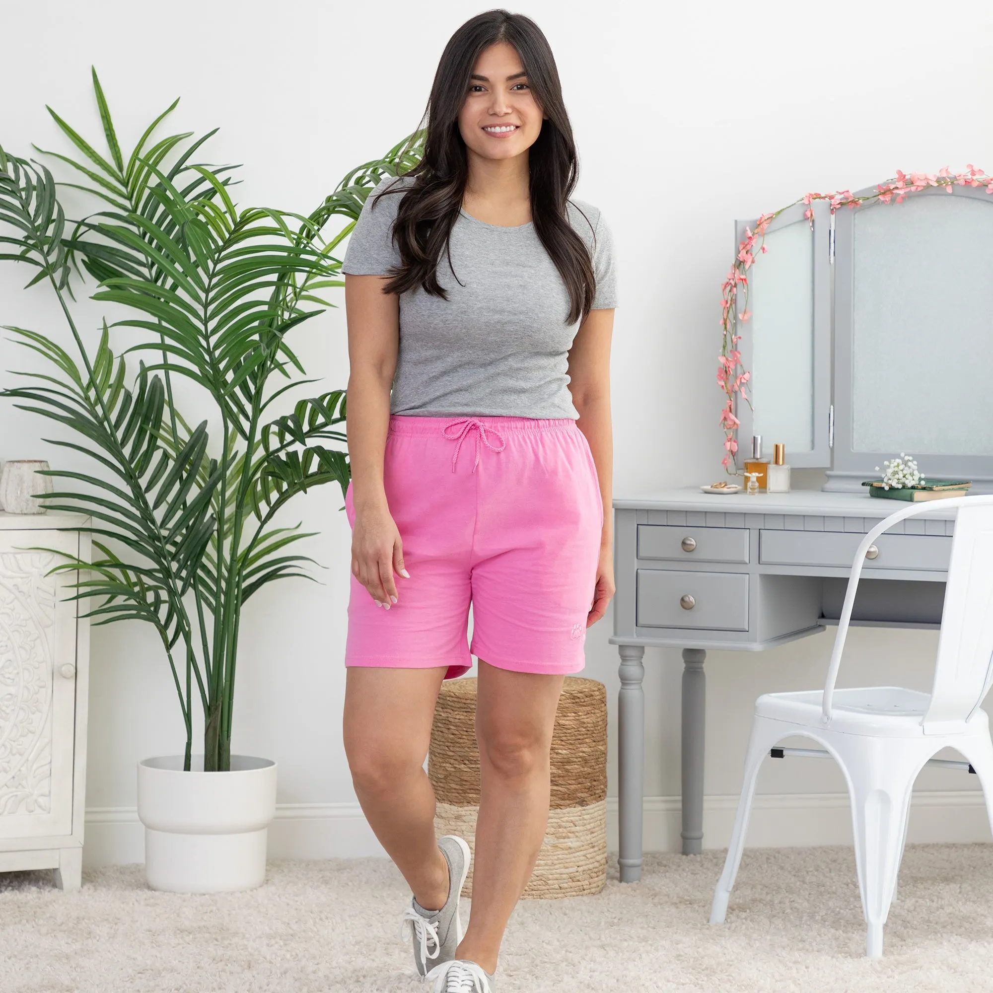 Purple Paw Women's Casual Shorts