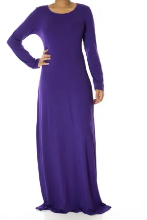 Purple Rayon Maxi dress