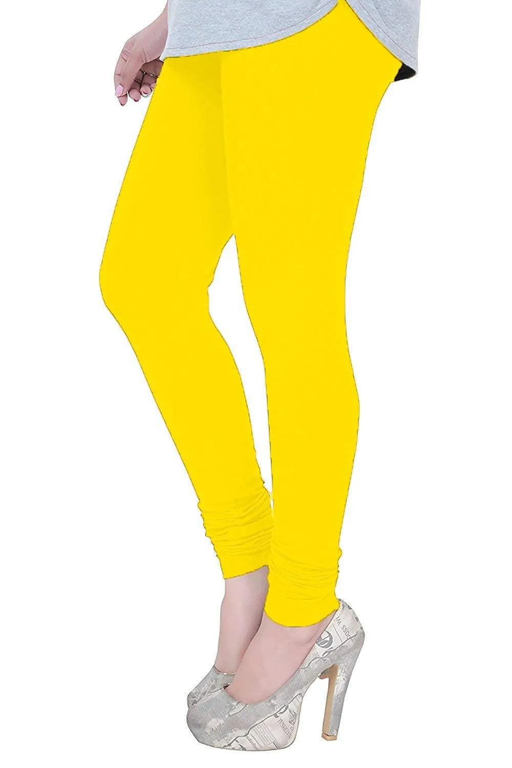 Red | Maroon | Black | White | Sky Blue | Parrot Green | Pink | Yellow | Navy Blue | Orange | Dark and Light Soft Cotton  Color Legging - BK00008MCLGQ